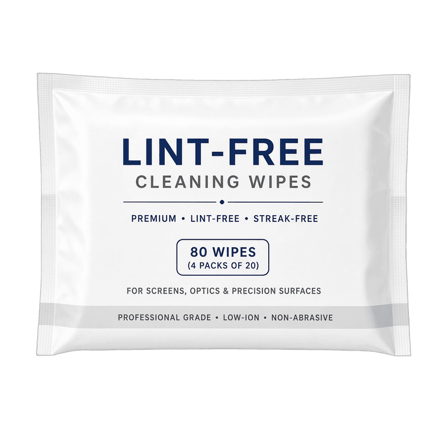 Lint-Free Cleaning Wipes (100-Pack)